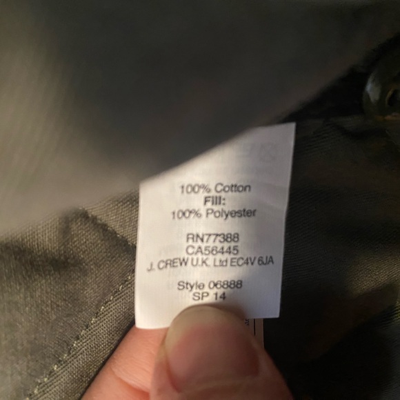 Men's J. Crew Quilted Jacket - Size S - Picture 4 of 7